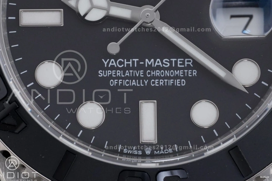 226627 Best Clean Dial SH3235 Yacht-Master 1:1 Edition Titanium Bracelet Black Titanium On 0901